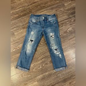 American Eagle Artist Crop Jean (size 8)